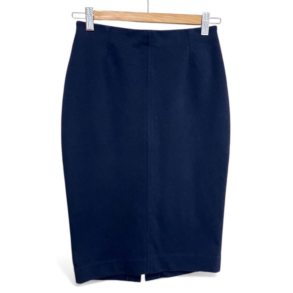 Uniqlo Navy Blue Pencil Skirt - Size S